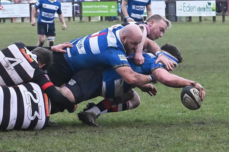 Dumfries Rugby Howe go to top of rugby’s Arnold Clark National League Division 3 after ...