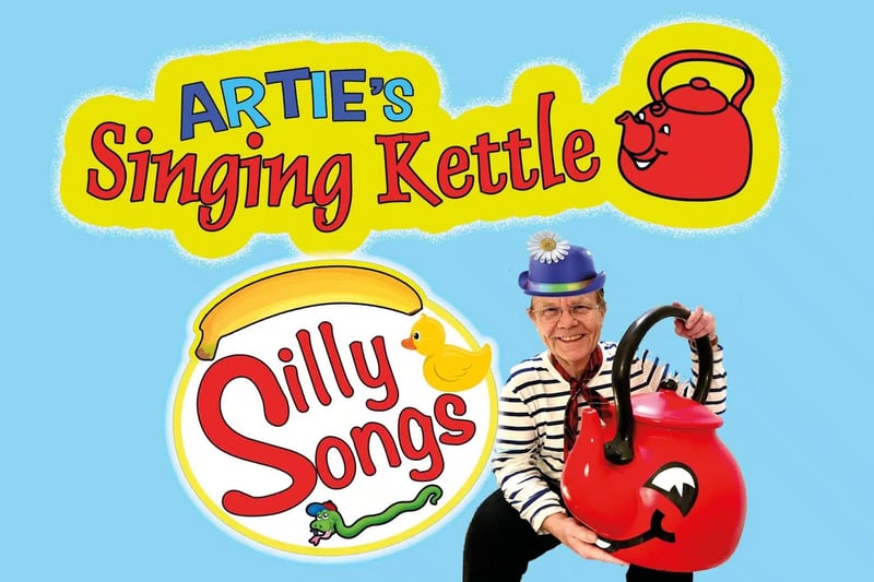 In a brand-new show, the Singing Kettle's founder, Artie dusts off the kettles and asks the audience to say the famous rhyme at the Alhambra Theatre in Dunfermline on Saturday, April 1 at 11am.