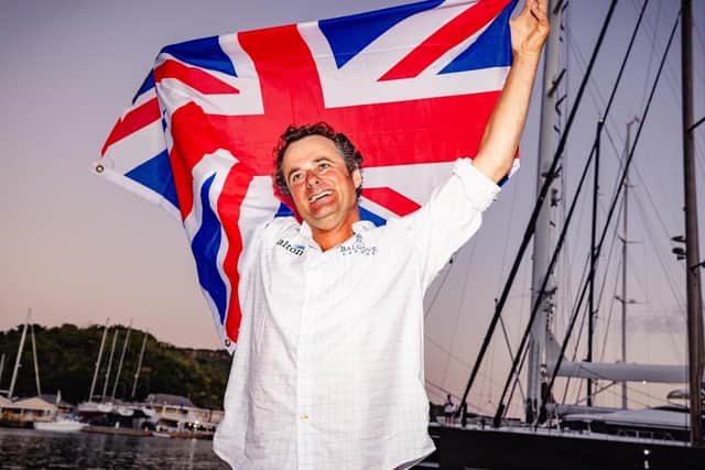 Henry Cheape, a businessman from St Andrews, completed the row from the Canary Islands to Antigua on January 31, 2024.