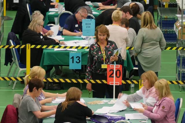 Counting votes in Fife (Pic: Fife Free Press)