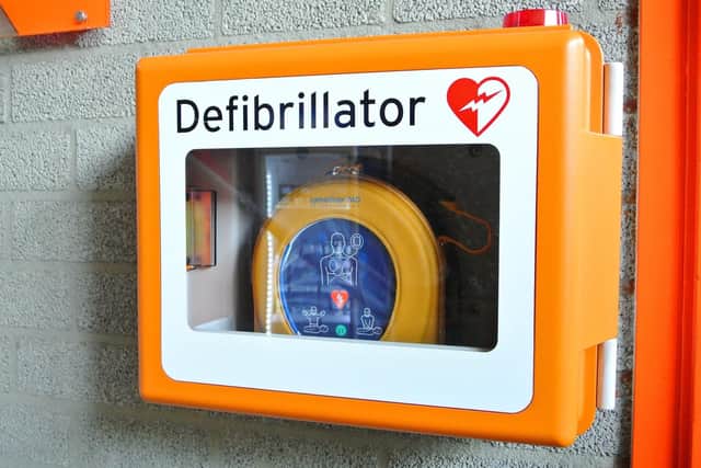 Defibrillators like this one are in many Fife towns