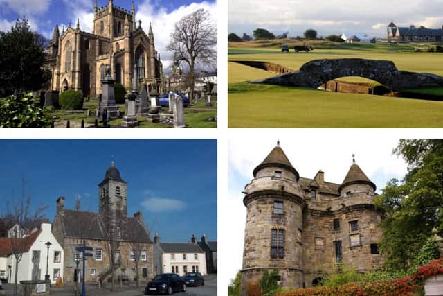 Fife tourism hotspots - Dunfermline Abbey; the Swilcan Bridge, St Andrews; Culross and Falkland Palace (Pics; Submitted)