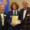 The Rotary's Young Citizen with Provost Jim Leishman