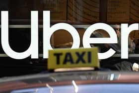 Ube rhas been granted a licence to open a taxi booking office in Fife (Pic : Ina Fassbender/AFP via Getty Images)