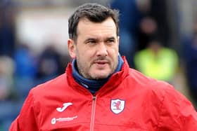 Raith manager Ian Murray pictured during Saturday's 2-1 home win over Ayr United (Pic Fife Photo Agency)