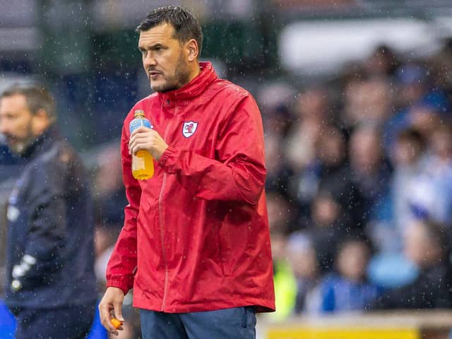 Raith boss Ian Murray surveys the action at Rugby Park (Pic by Roddy Scott/SNS Group)