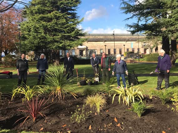 Members of Growing Kirkcaldy have been working hard to brighten up the town's War Memorial Gardens.