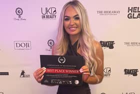 Chelsi Roan was the winner of the Hair Extension Specialist (Scotland) at the UK Hair and Beauty Awards.
