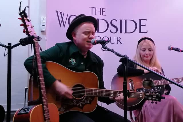Cash Back In Fife, Woodside Hotel, Aberdour  - Dean Owens on stage (Pic: FFP)