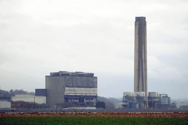 How Longannet Power Station looked before the demolition took place. Picture: Michael Gillen.