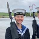 AB Casey Hutchison, 17 from Methil, and AB Kirsten Bradley, 19 from Ardler, Dundee, have  completed their Royal Navy basic training (Pic: submitted)