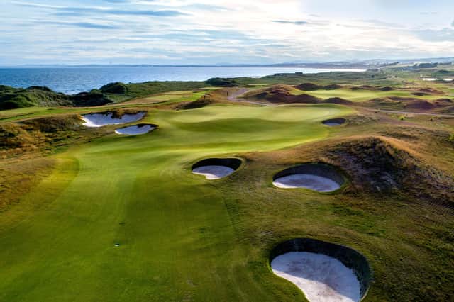 The fourth hole at Dumbarnie Links