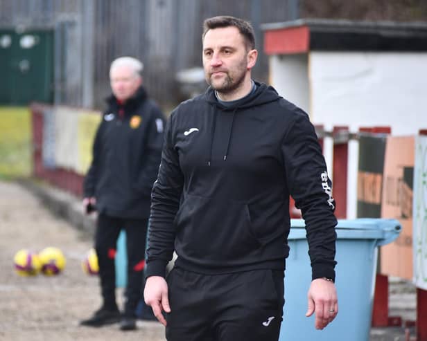 East Fife manager Greig McDonald is full of confidence going into this weekend's match against league leaders Dumbarton (Photo: Ben Kearney)