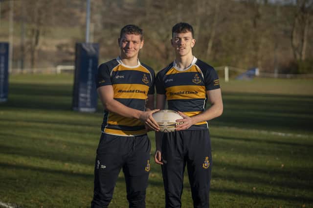 Stewart Payne and Adam Williamson (Pic: Strathallan School)