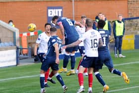 Kyle Benedictus equalises against Dundee (Pic: Fife Photo Agency)