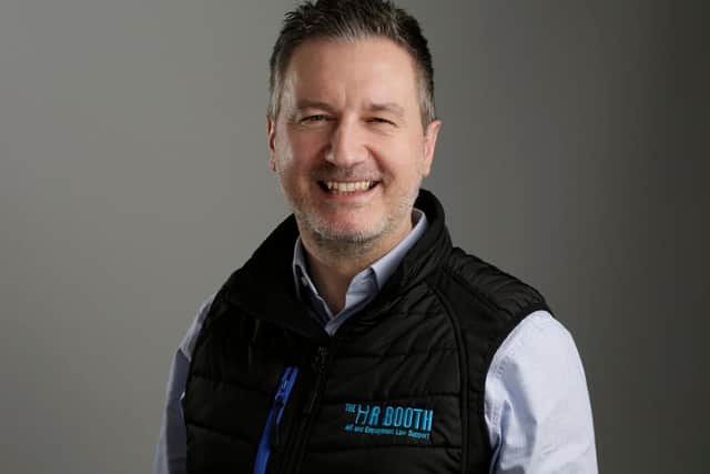 Alistair Booth, who runs The HR Booth business in Dunfermline