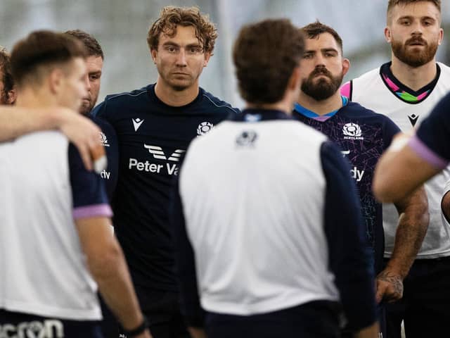 Jamie Ritchie during a training session at the Oriam in Edinburgh on Wednesday (Photo by Craig Williamson/SNS Group/SRU)