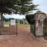 Routine safety inspections are to be carried out at Strathmiglo Cemetery.  (Pic: Fife Council)