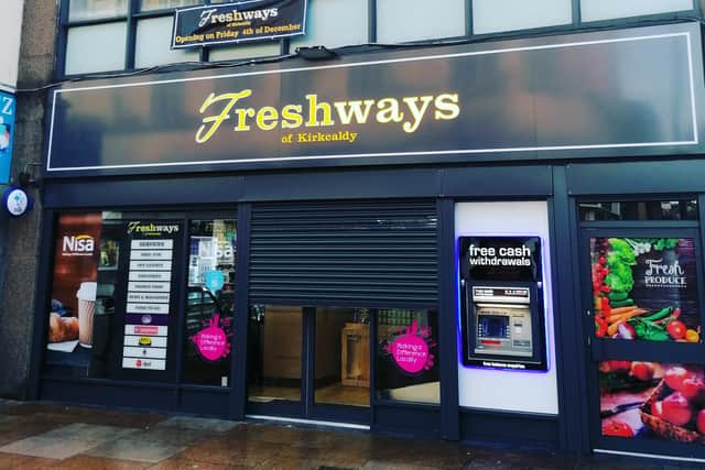 Freshways is set to open on Kirkcaldy High Street after moving into the empty building that was once Uganda charity shop.