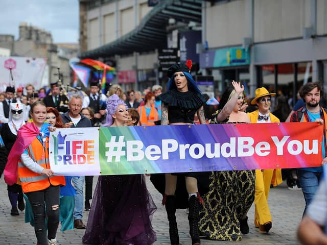 Fife Pride 2022 in Kirkcaldy (Pic: Fife Photo Agency)
