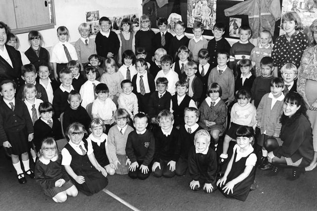Buckhaven Primary School welcomed a large intake of P1 pupils back in August 1996.