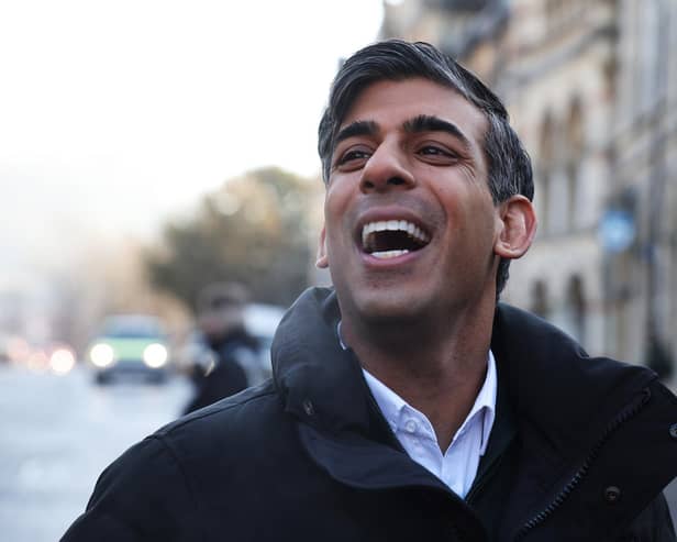 Rishi Sunak's bet with Piers Morgan was arguably another new low for politics (Pic Dan Kitwood/Getty Images)
