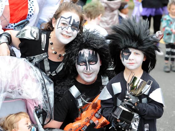 For those about to rock ... these youngsters look brilliant made up as legendary rockers, Kiss