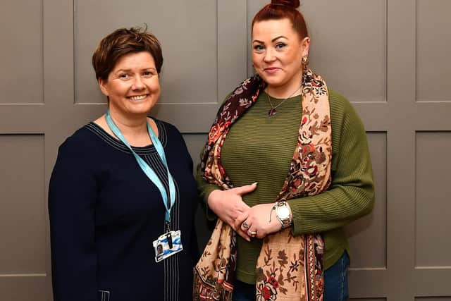Lecturer Fiona MacLeod with student Aleksandra Mazurek, who will be overseeing the Festival as part of her assessment   (Pic: Fife Photo Agency)