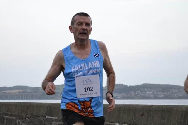 Trail runner Brian Cruickshank was amongst those competing