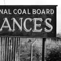 Sign outside the Frances Colliery in February 1969.