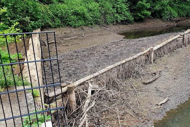 Low rainfall over the summer has had a negative effect on river levels