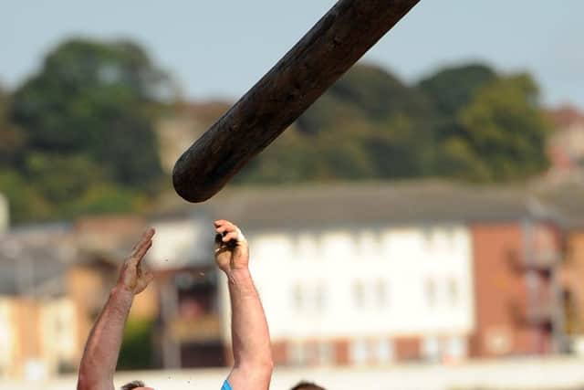 Heavyweights at the Beach Highland Games (Pic: Fife Photo Agency)
