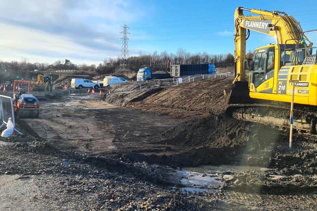 Work starts on Cameron Bridge platform which forms part of the new Levenmouth Rail Link