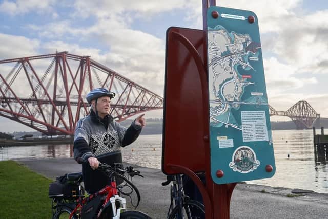 The trail is ideal for cyclists as well as walkers (Pic: Stephen Sweeney)