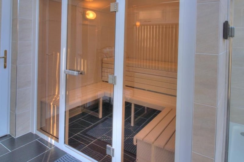 The house has its own sauna