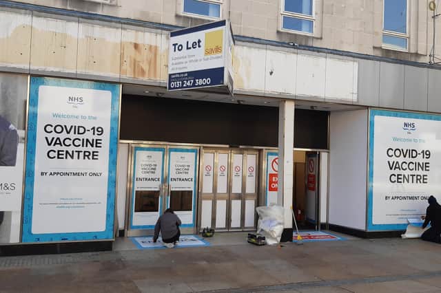 The former M&S store in High Street, Kirkcaldy, is being turned into a mass vaccine centre after the retailer gave NHS Fife free use of the building