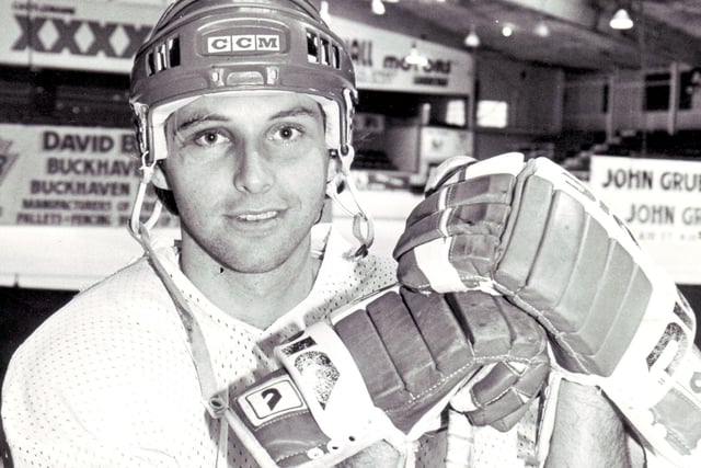 Fife Flyers defenceman, Bob Giffin, 1995 (Pic: Bill Dickman/Fife Free Press)