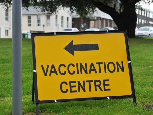 A drop-in service for booster vaccines is being offered at a number of venues across Fife this week.  Pic: Michael Gillen.