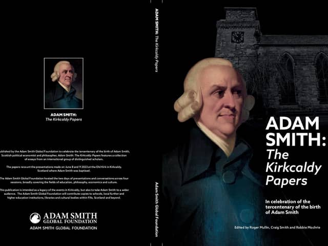 The cover of the new book: Adam Smith: The Kirkcaldy Papers (Pic: Submitted)