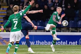 Scott Brown volleys in his Goal of the Season against Dundee United at Stark's Park on February 16 (Pic by Mark Scates/SNS Group)