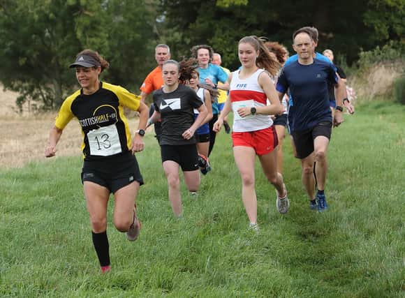 Runners take on last year's Run for Bob memorial race held in memory of Falkland native Bob Stark (Photo: Pete Bracegirdle)