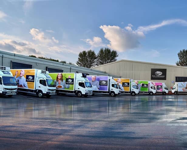 Fife Creamery's fleet of lorries (Pic: Submitted)