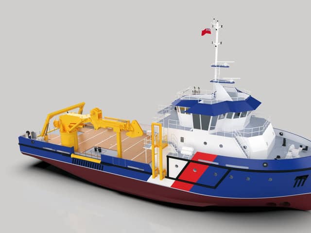 The new vessel commissioned by Briggs Marine