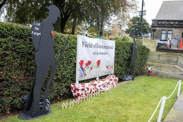 The Garden of Remembrance at Kirkcaldy War Memorial | Pic Cath Ruane