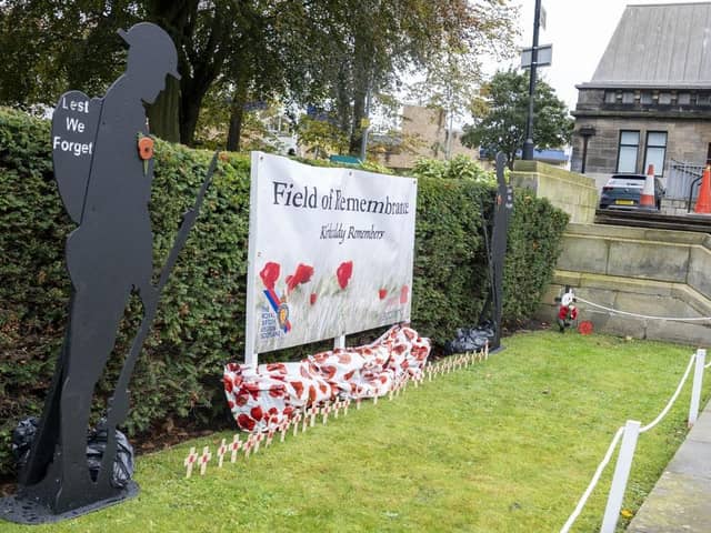The Garden of Remembrance at Kirkcaldy War Memorial | Pic Cath Ruane