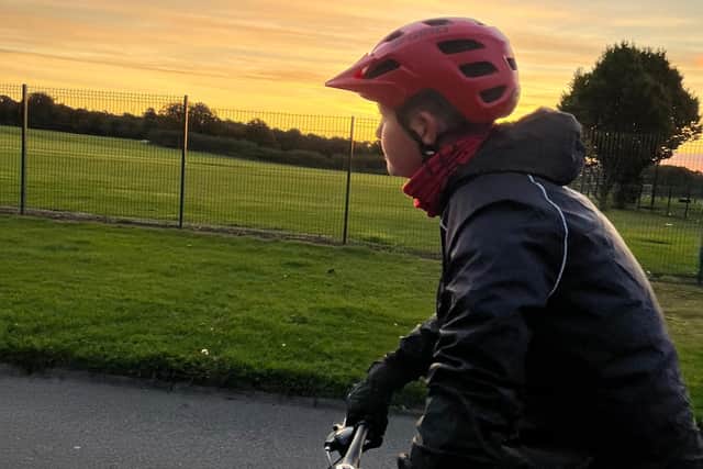 Logan Morrison will cycle from Bishopbriggs, near Glasgow to Raith Rovers' Starks Park in Kirkcaldy