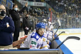 Rinkside with Fife Flyers at Nottingham recently