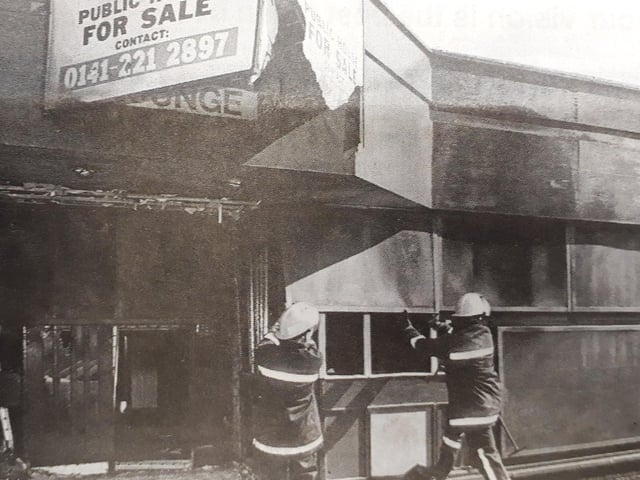In May 1997 the former Lister's Bar in Kirkcaldy's Lauder Road went up in smoke. Around 20 firefighters rushed to tackle the blaze but ultimately the fire was too strong and the building was gutted. Famous for being the pub where Jocky Wilson learned to play darts, it is now a Co-op.