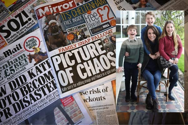The photo - and the flak: Pics: Kensington Palace/Paul Ellis/AFP via Getty Images