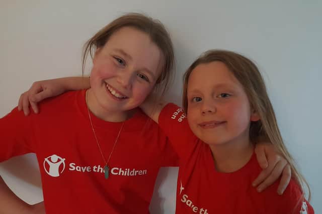 Sisters Kirsten and Eilidh McMillan are preparing to plunge into the Firth of Forth at Pettycur Bay in Kinghorn tomorrow afternoon to raise funds for Ukraine.